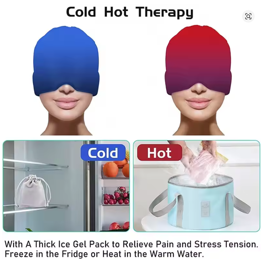 Migraine relief cap